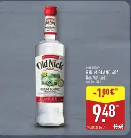 ALDI OLD NICK Rhum blanc offre