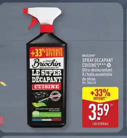 ALDI BRIOCHIN Spray décapant cuisine offre