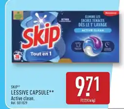 ALDI SKIP Lessive capsule offre