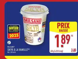 ALDI MILSANI Skyr a la vanille offre
