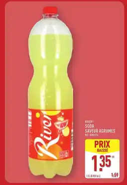ALDI RIVER Soda saveur agrumes offre