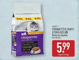 ALDI JULIET Croquettes chats stérilisés offre