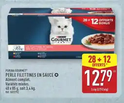 ALDI PURINA GOURMET Perle filettines en sauce offre