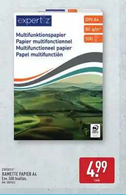 ALDI EXPERTIZ Ramette papier a4 offre
