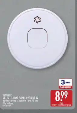 ALDI WORKZONE Détecteur de fumée optique offre