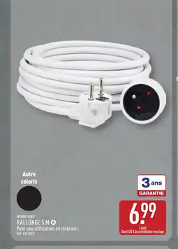 ALDI WORKZONE Rallonge 5 m offre