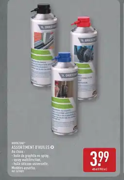 ALDI WORKZONE Assortiment d'huiles offre