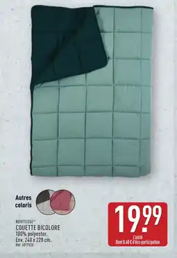 ALDI NOVITESSE Couette bicolore offre