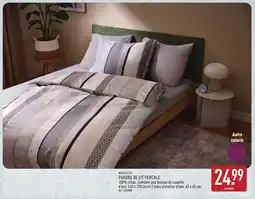ALDI NOVITESSE Parure de lit percale offre