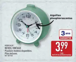 ALDI KRONTALER Réveil vintage offre