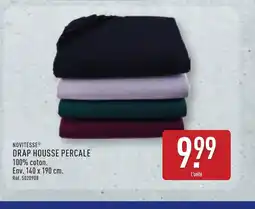 ALDI NOVITESSE Drap housse percale offre