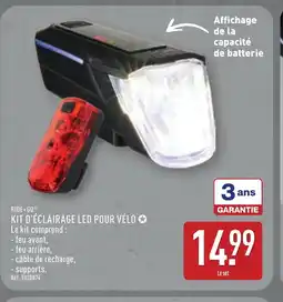 ALDI RIDE+GO Kit d'éclairage led pour vélo offre