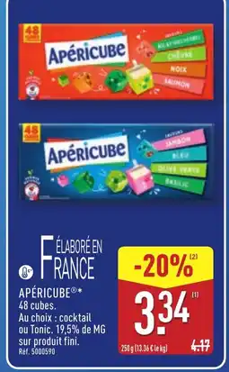 ALDI APÉRICUBE offre