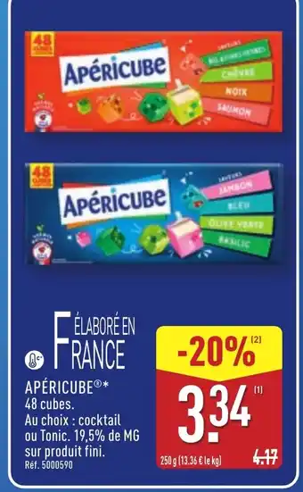 ALDI APÉRICUBE offre