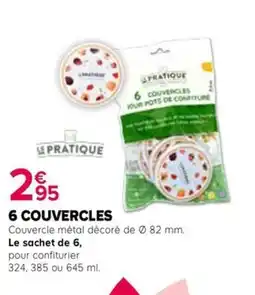 Kiriel 6 couvercles offre