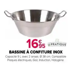 Kiriel Bassine à confiture inox offre