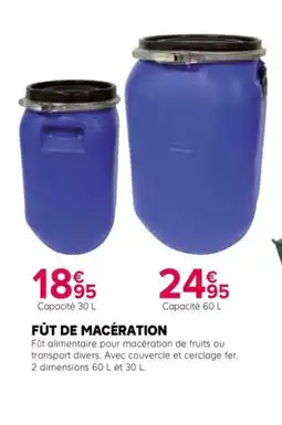 Kiriel Fût de macération offre