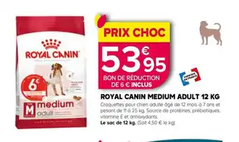 Kiriel ROYAL CANIN Medium adult offre