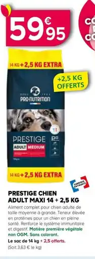 Kiriel Prestige chien adult maxi offre