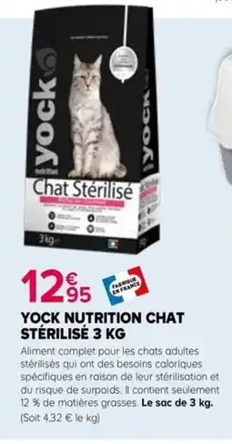 Kiriel Yock nutrition chat stérilisé offre
