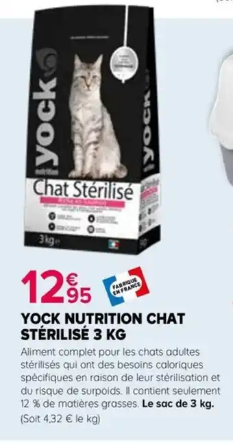 Kiriel Yock nutrition chat stérilisé offre