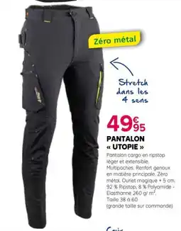 Kiriel Pantalon utopie offre