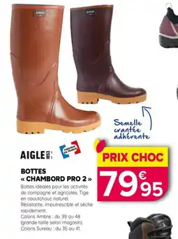 Kiriel Bottes chambord pro 2 offre