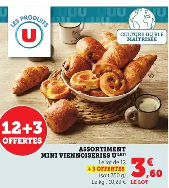 Maximarché Assortiment mini viennoiseries u offre
