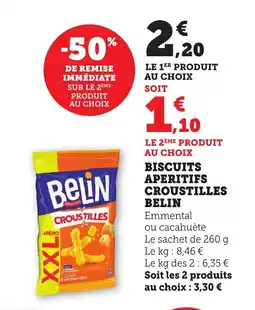 Maximarché BELIN Biscuits aperitifs croustilles offre