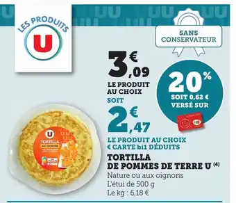 Maximarché Tortilla de pommes de terre u offre
