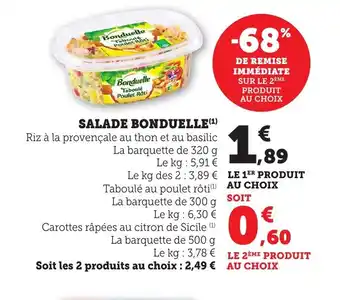 Maximarché BONDUELLE Salade offre