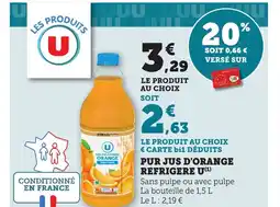 Maximarché Pur jus d'orange refrigere u offre