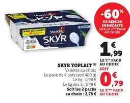 Maximarché YOPLAIT Skyr offre