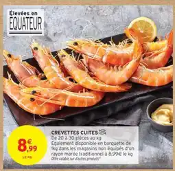 Intermarché CREVETTES CUITES offre