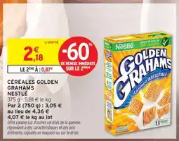 Intermarché Céréales Golden Grahams Nestlé offre