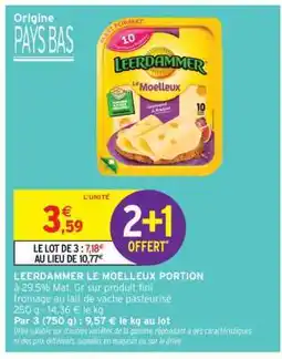Intermarché LEERDAMMER LE MOELLEUX PORTION offre