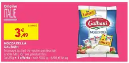 Intermarché Mozzarella Galbani offre
