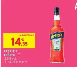 Intermarché APÉRITIF Apérol offre