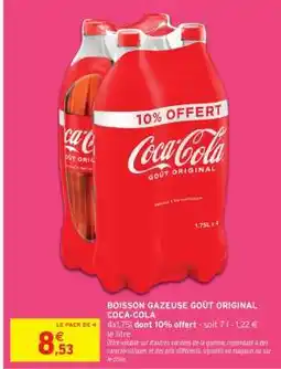 Intermarché BOISSON GAZEUSE GOÛT ORIGINAL COCA-COLA offre