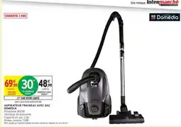 Intermarché ASPIRATEUR TRAINEAU AVEC SAC DOMÉDIA offre