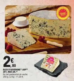E.Leclerc BLEU D’AUVERGNE AOP offre