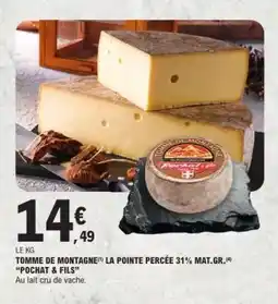 E.Leclerc Tomme de montagne offre