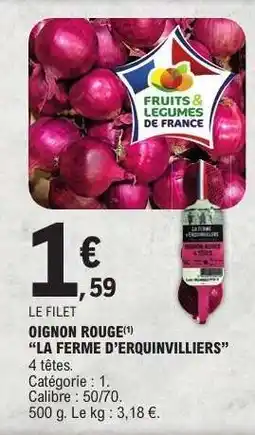 E.Leclerc Oignon Rouge offre