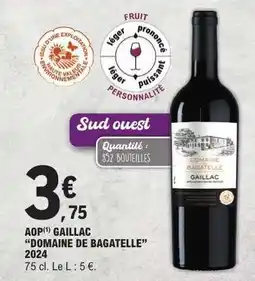 E.Leclerc AOP Gaillac 'Domaine de Bagatelle' 2024 offre