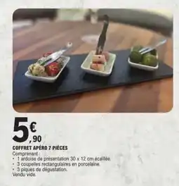 E.Leclerc COFFRET APÉRO 7 PIÈCES offre