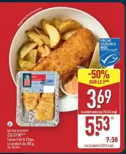 ALDI GOLDEN SEAFOOD ÉGLEFIN offre