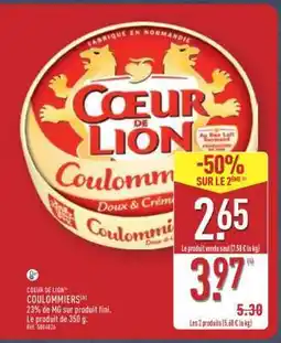 ALDI COEUR DE LION COULOMMIERS offre