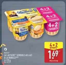 ALDI NESTLÉ LA LAITIÈRE SEMOULE AU LAIT À LA VANILLE offre