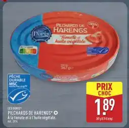 ALDI PILCHARDS DE HARENGS offre