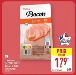 ALDI LE MARSIGNY BACON FUMÉ offre